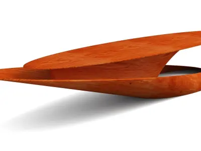 Alavus Large Coffee Table Low-poly 3D model