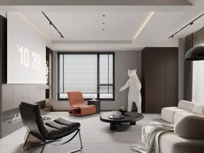 apartment interior scenes      3D model 6