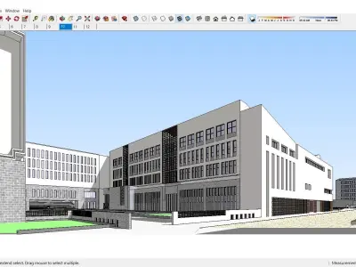 Sketchup School and University 135 3D model