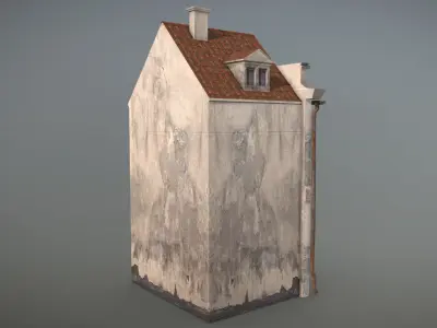 Forgotten House 9 Low-poly 3D model
