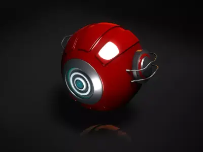 Sci fi drone 3D model by ymcgi from CGTrader