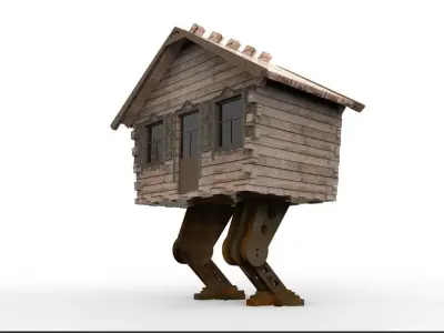 Wooden hut  3D model