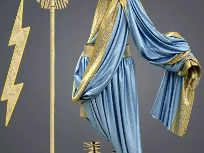 Zeus  Lord of the Storms 3D model