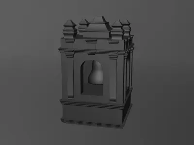 Liberty Bell Tower 3D print model