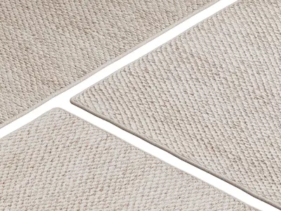 Carpet set 3219 - Hand-Woven Jute Rug - 5K 3D model