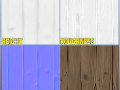 Stylized Wood Seamless Texture Texture 46