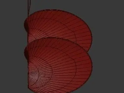 Untitled lamp with curved shape 3D model