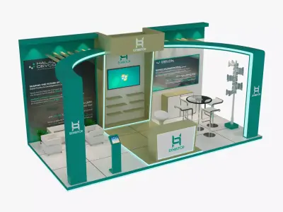 Exhibition Booth 3D model