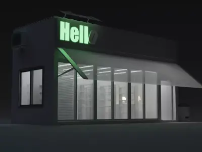 Hello Storefront 3D model