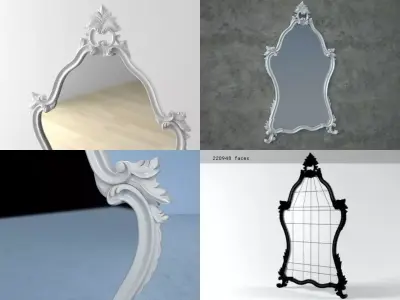 8518SP mirror 3D model