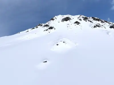 Snow Mountain 07 Low-poly 3D model