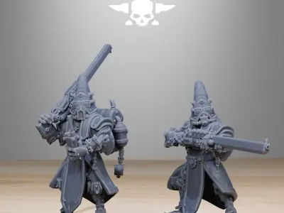 Scavenger Hooded Cultists 3D print model