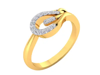 Women Ring Render 3dm STL MTL OBJ FBX Details 3D print model order
