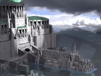 Great Temples of Prayer Kit bash 3D model