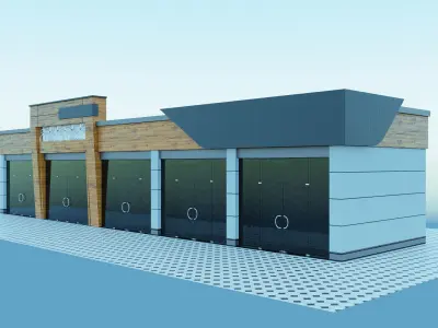 magazine  shop  store 3D model