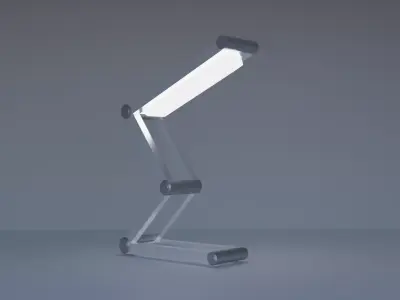 Ergonomic Desk Lamp Low-poly 3D model