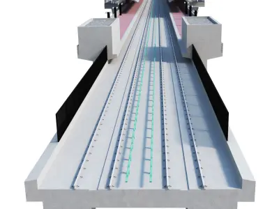 Metro Station Eisenhower Ave  3D model