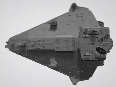 Star Wars Vigil-class imperial corvette 3D print model