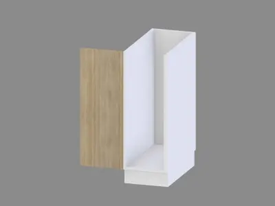 Kitchen Base Cabinet 30 cm Low-poly 3D model