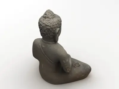 Buddha Statue 005 3D model
