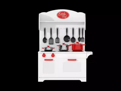 Play Kitchen Set 3D model purchase