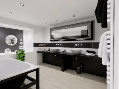 Photorealistic House Interior Collection 3D model shop