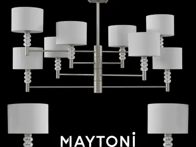 Chandelier Lincoln MOD527PL-08N Maytoni Modern Free 3D model