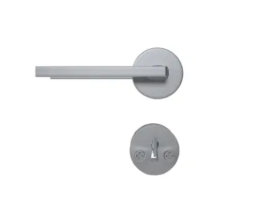 Doorhandles door handle and lock 3D model