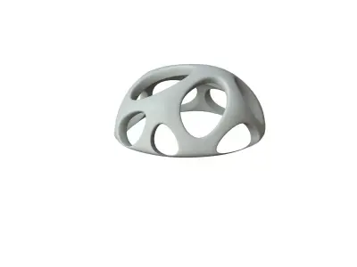 SciFi Cube Object No 57155 Low Poly Shape Low-poly 3D model