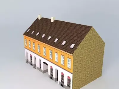 Roman street  Free 3D model