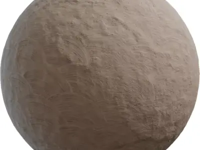 Hand Brushed Plaster Wall PBR Texture  Texture