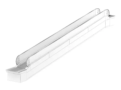 Moving Walkway 3D Model 3D model