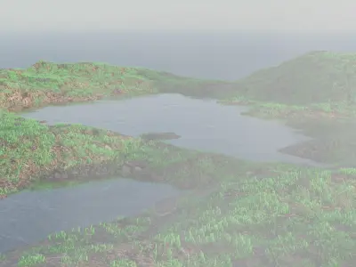 Procedural Grass Trial 3D model