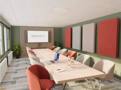 Meeting Room - Hybrid Free 3D model