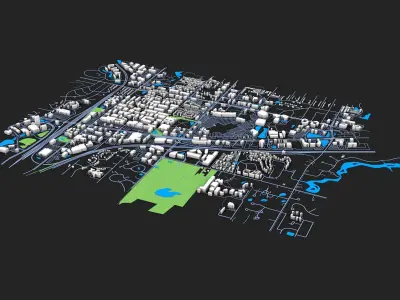 City 4 3D model