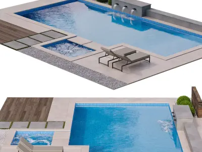 Pool 04 3D model