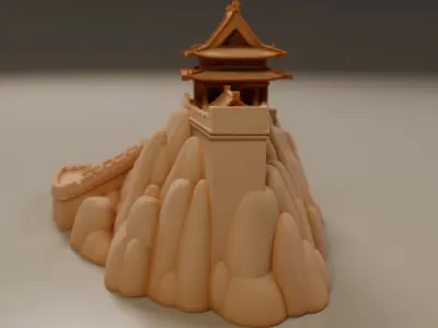 wall of china 3D print model