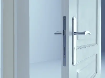 White Door 19 3D model