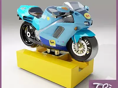 KIDDY RIDE MOTORCYCLE 3D model