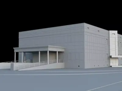 Administration building 3D model