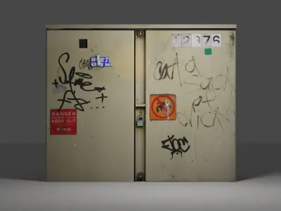 Large Electrical Box 1 3D model