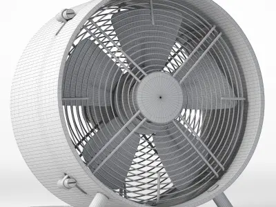 Floor fan Stadler Form Otto 3d model 3D model