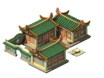 Ancient Architecture 3D model