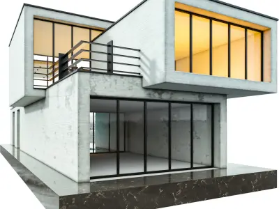 Modern Duplex Villa vol02 3D model