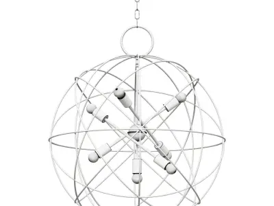 Chandelier KONSE SP1 155968 Ideal Lux 3D model