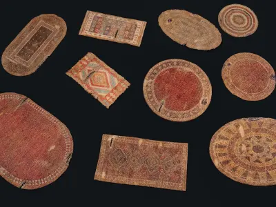 Small Carpets 3D Model Pack