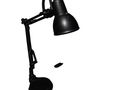 Classic Adjustable Desk Lamp Low-poly 3D model