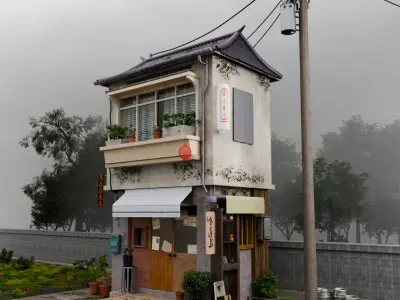 japenese house 3D model