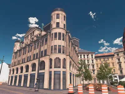 Schildergasse Low-poly 3D model