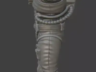 Astronaut Spacesuit 3D Model 3D model